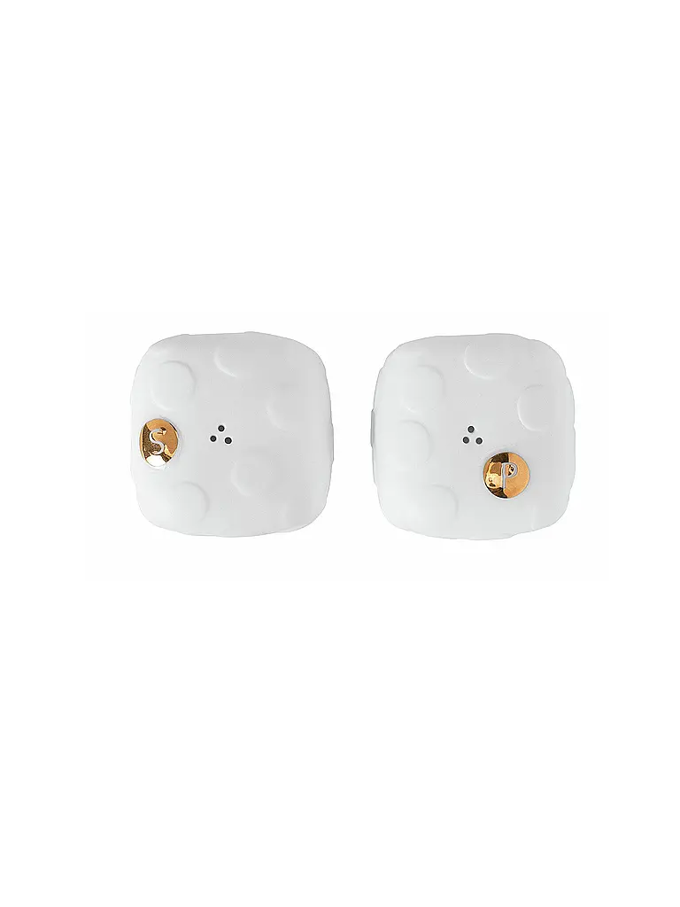RAEDER | Salz & Pfefferstreuer Mix & Match 2er Set  5,8cm Weiss | weiss