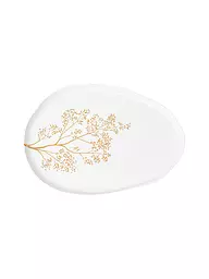 RAEDER | Schale GOLDZWEIG 28,5x20cm Weiss | weiss