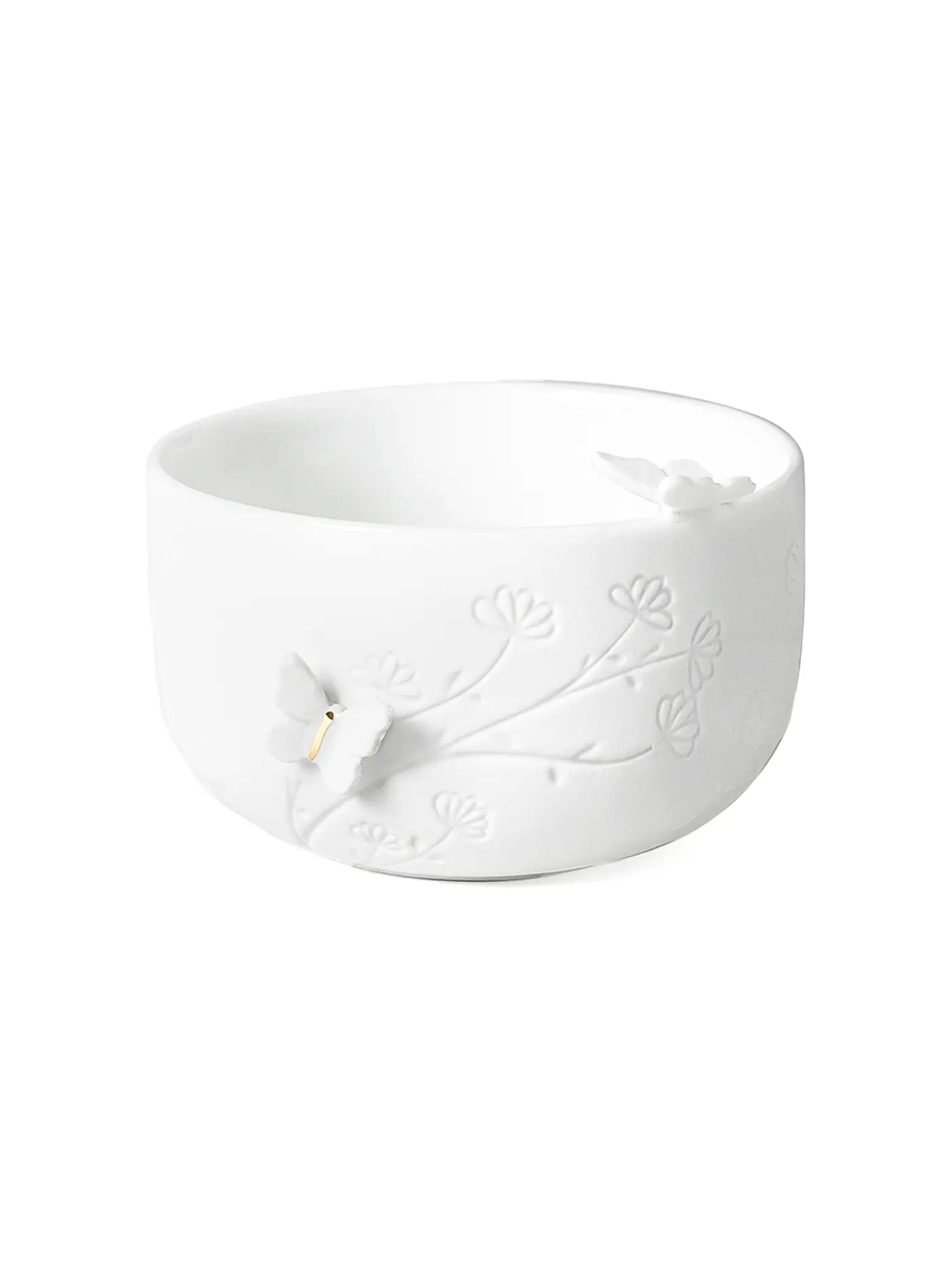 RAEDER | Schale klein SCHMETTERLING 9x5,5cm Weiss | weiss