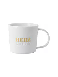 RAEDER | Tasse - Poesietasse 320ml Leben, Wunschkonzert | weiss