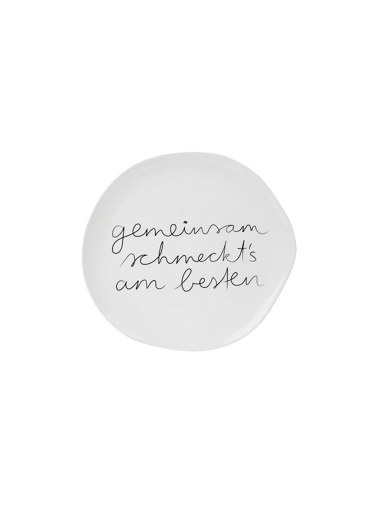 RAEDER | Teller "Mix & Match - Gemeinsam" 22,5cm | weiss