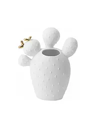 RAEDER | Vase 12,5X6X15cm Feigenkaktus | weiss