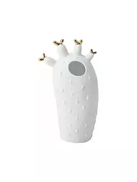 RAEDER | Vase 8,4X6X15cm Korallenkaktus | weiss