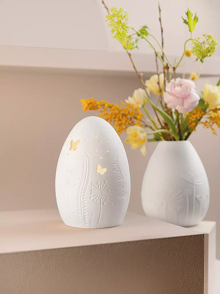 RAEDER | Vase Floral Weiss  | weiss
