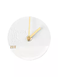 RAEDER | Wanduhr 10cm DIE SCHÖNSTEN DINGE  | weiss
