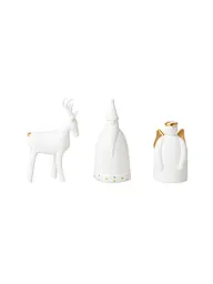 RAEDER | Winterfiguren Set 3tlg . Weiss | Weiss