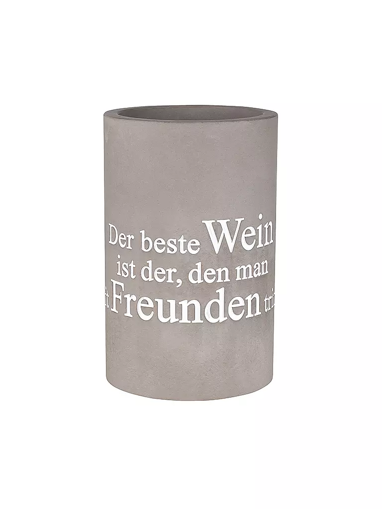 Weinkühler-Sleeve Grau – Gefrierbar, Hält Flaschen Stundenlang Kalt, Ohne Eis, Wiederverwendbar