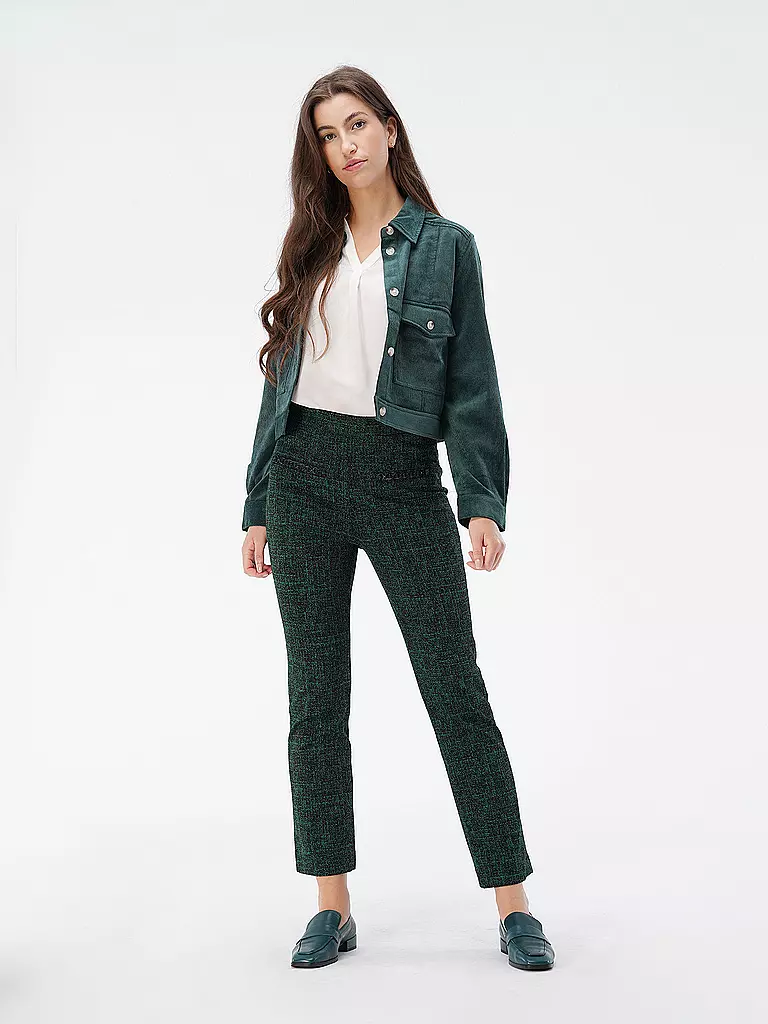 RAFFAELLO ROSSI | Hose Flared Fit EASY KICK MACY | grün