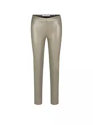 RAFFAELLO ROSSI | Hose in Lederoptik Skinny Fit RESA | olive