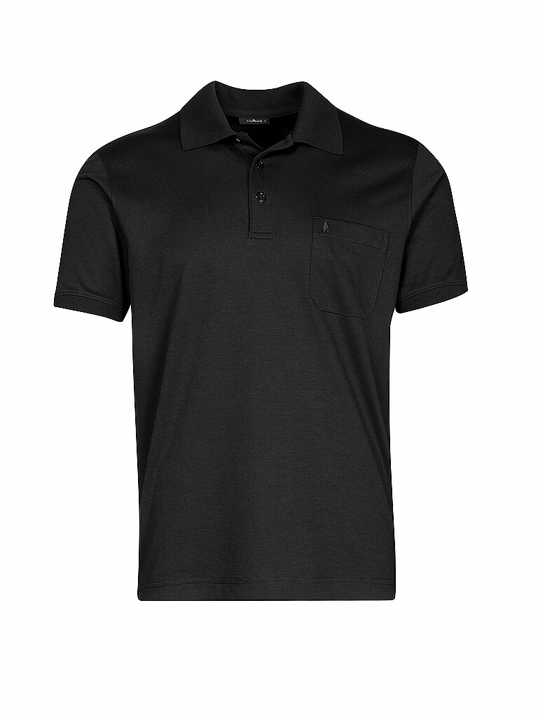 RAGMAN Herren RAGMAN Kurzarm Softknit Poloshirt 3X-Large, Schwarz-009