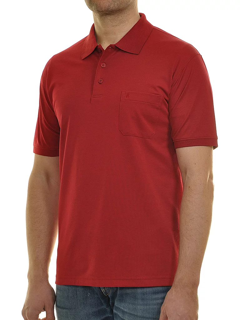 Ragman Poloshirt Rot | S