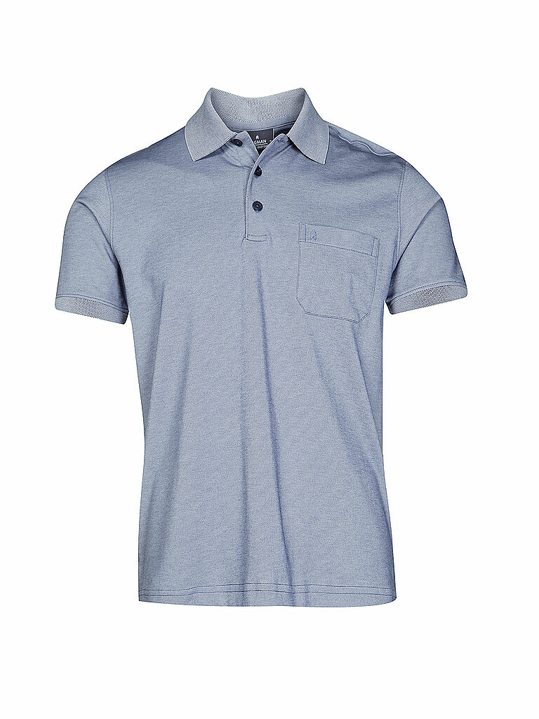 RAGMAN Poloshirt blau | 4XL
