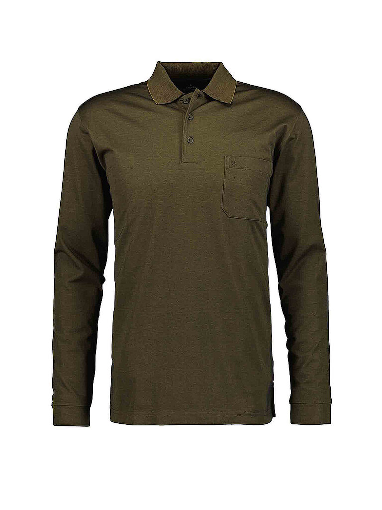 RAGMAN Poloshirt  dunkelgrün | XXXL