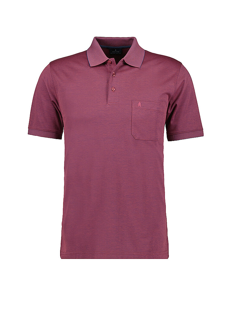 RAGMAN Poloshirt  dunkelrot | XXXL