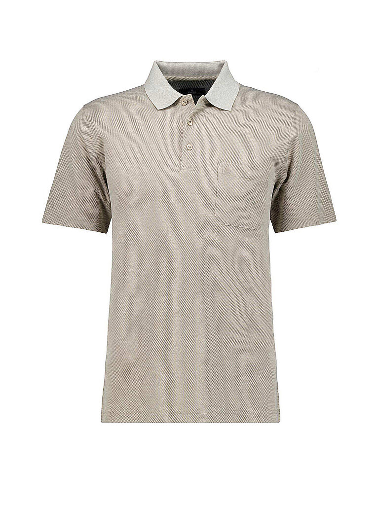 RAGMAN Poloshirt FISHNET beige | 4XL