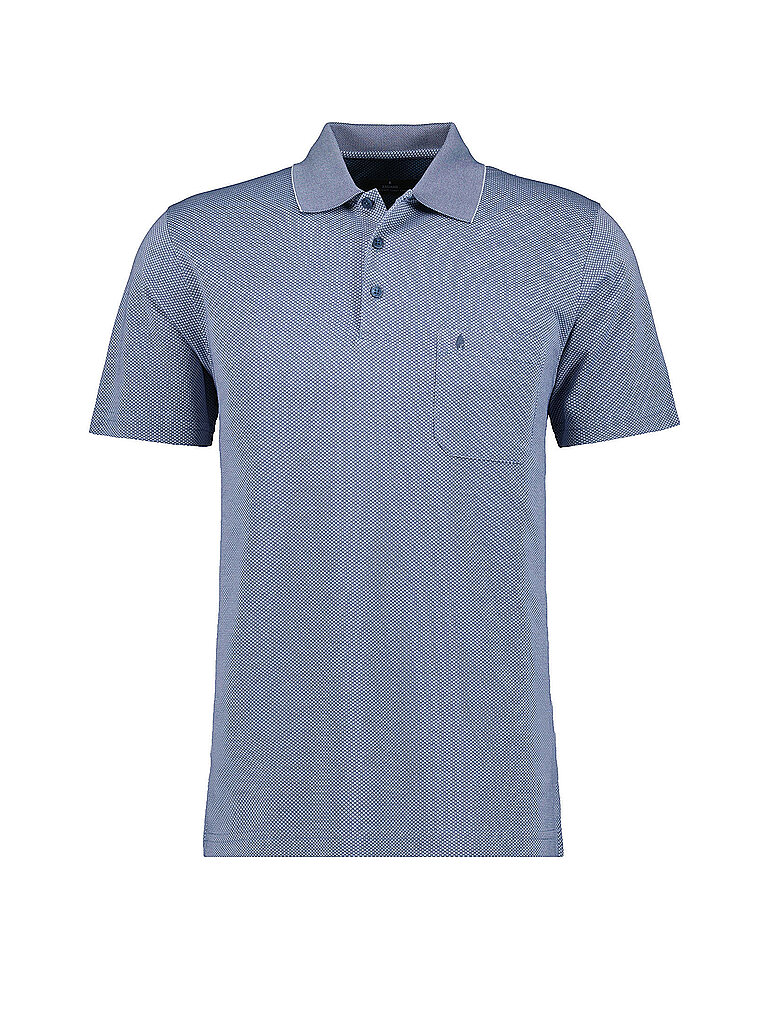 RAGMAN Poloshirt FISHNET dunkelblau | XXXL