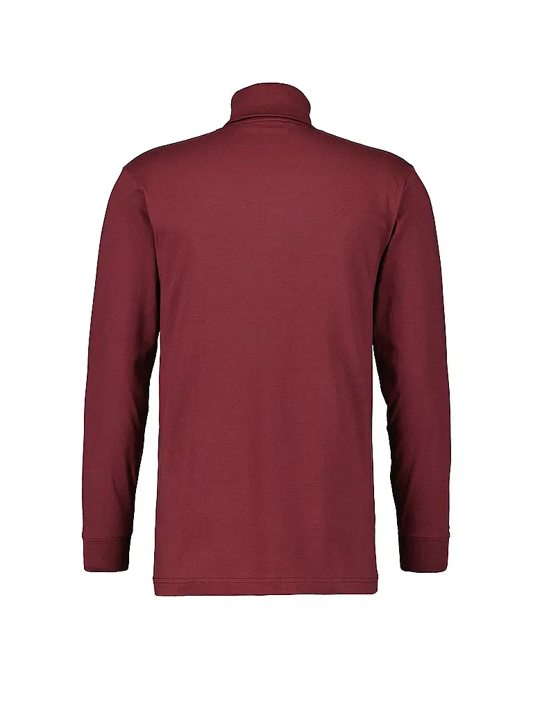 RAGMAN | Rollkragenshirt  | dunkelrot