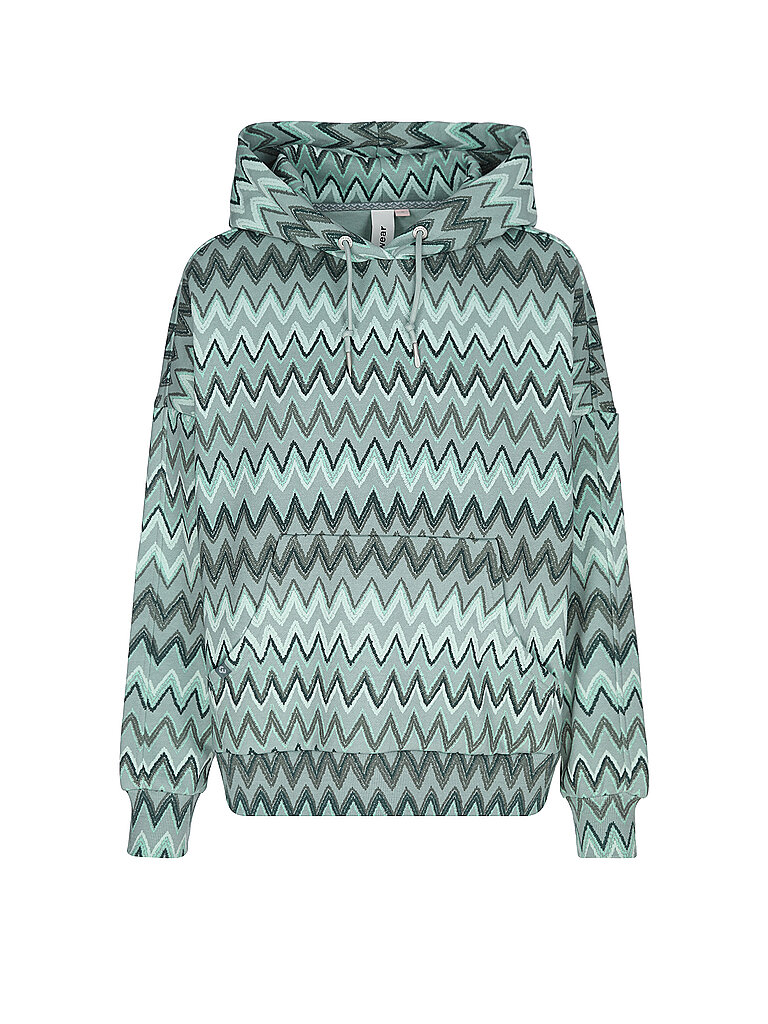 RAGWEAR Kapuzensweater - Hoodie PIRITA PRINT hellgrün | S