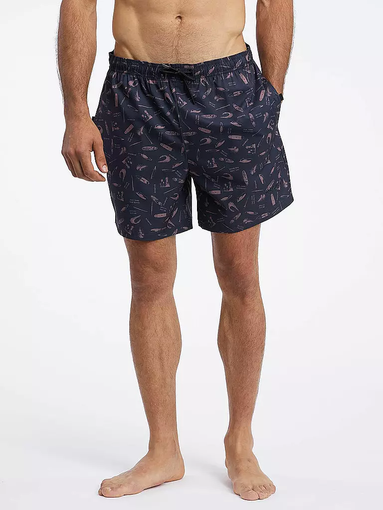 RAGWEAR | Badeshorts STANNIS PRINT | dunkelblau