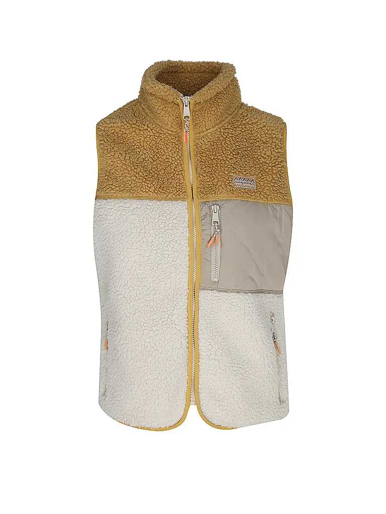 RAGWEAR | Fleecegilet  JUNNI BONDED | creme
