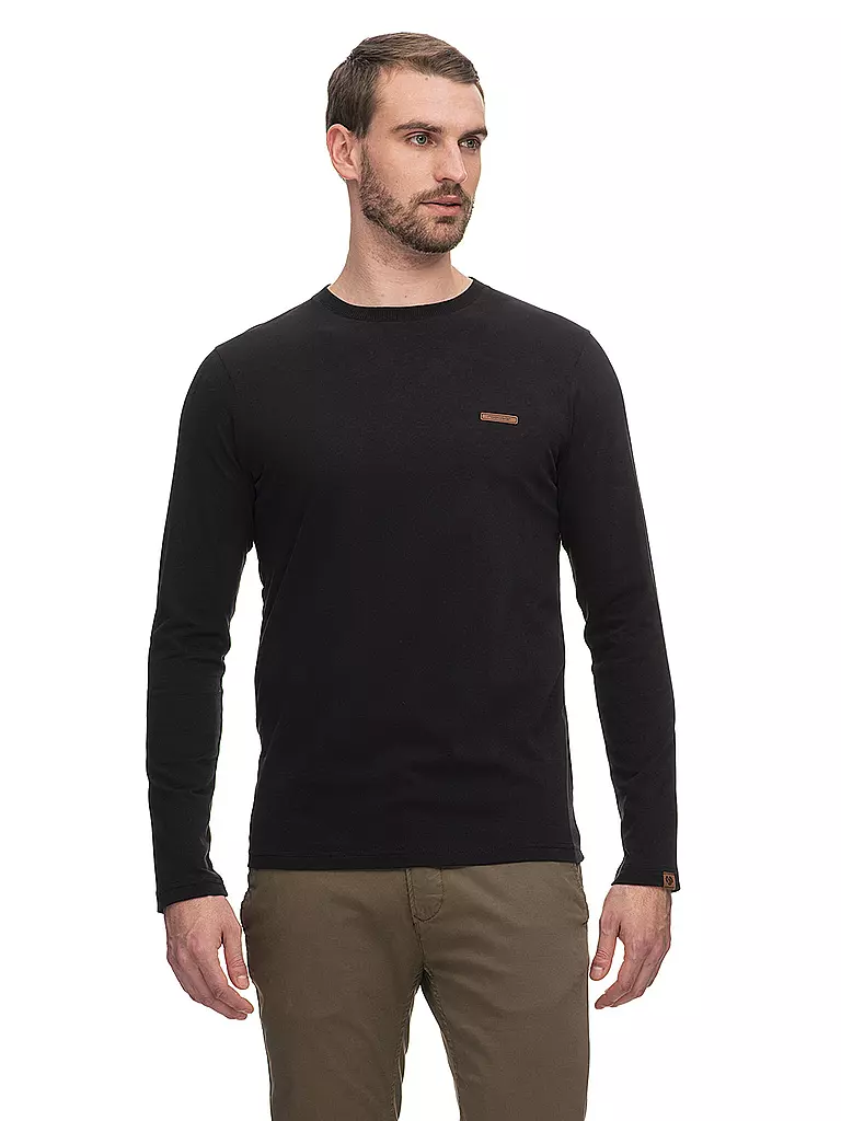 RAGWEAR | Langarmshirt ZAKI | schwarz
