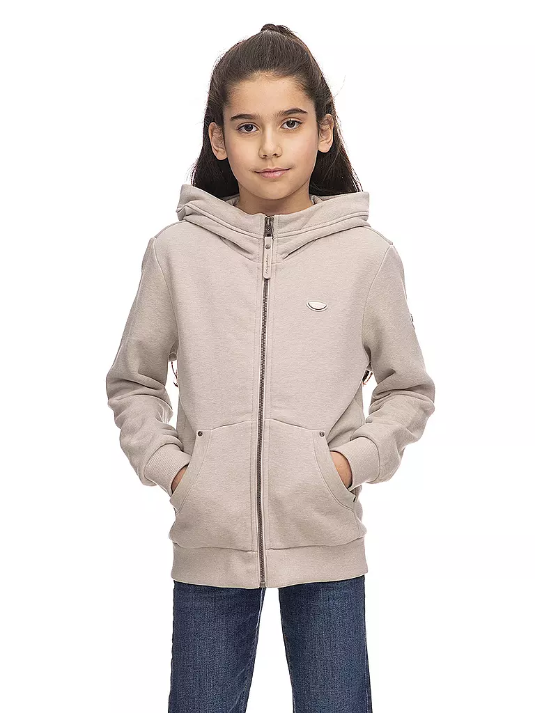 RAGWEAR | Mädchen Sweatjacke NESIE | beige