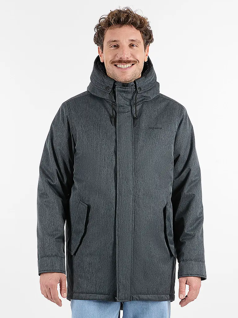 RAGWEAR | Parka MR SMITHEM MELANGE | grau