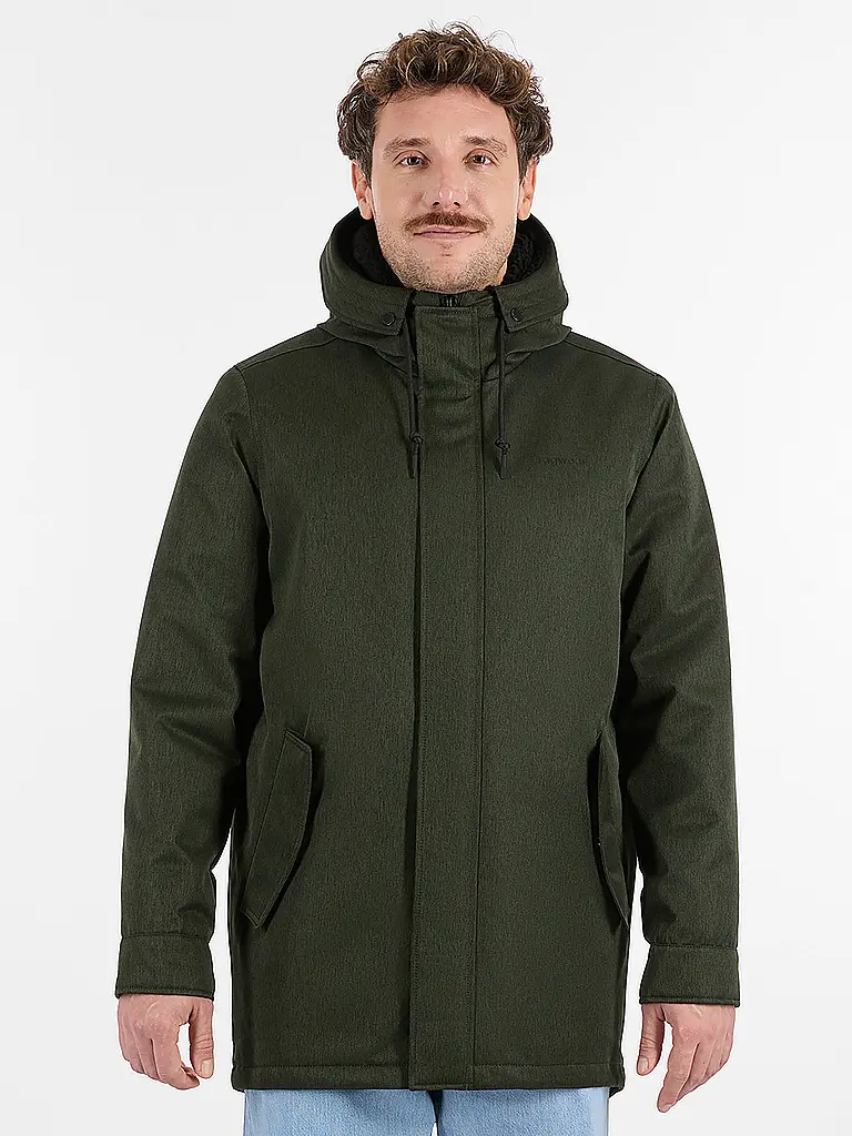 RAGWEAR | Parka MR SMITHEM MELANGE | dunkelgrün
