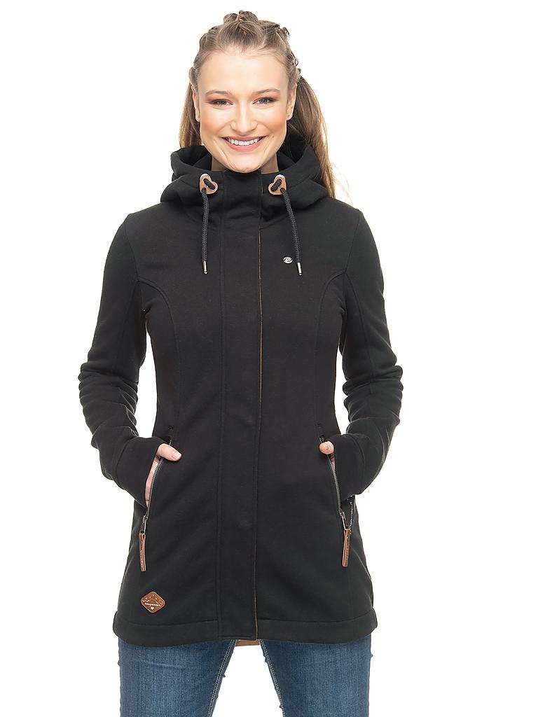 RAGWEAR | Sweatjacke  "Letty" | schwarz