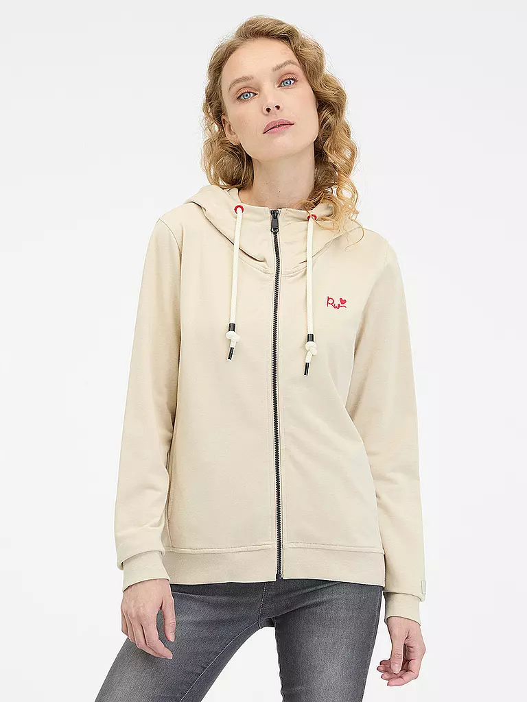 RAGWEAR | Sweatjacke PARYA | creme
