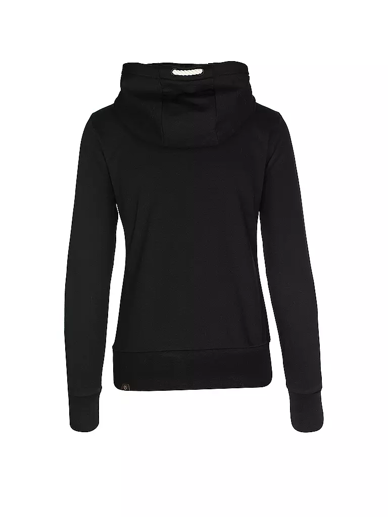 RAGWEAR | Sweatjacke PAYA | schwarz