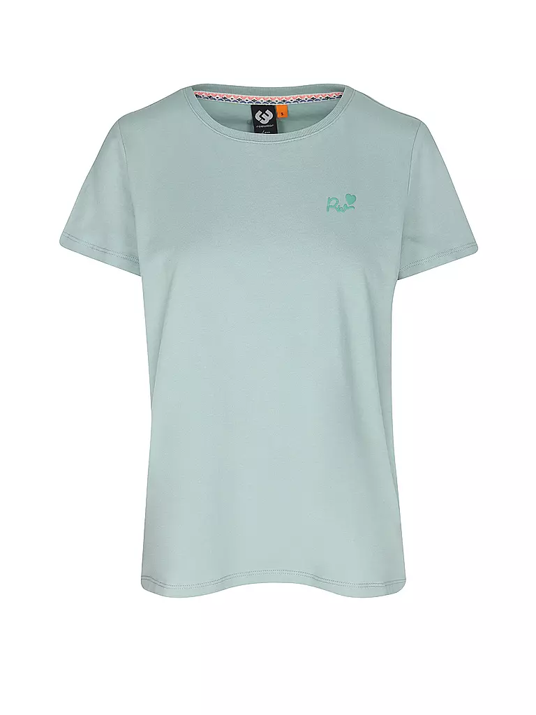 RAGWEAR | T-Shirt ADORI LOVE | hellgrün