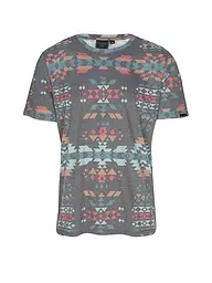 RAGWEAR | T-Shirt SWANNIS AZTECO | grau