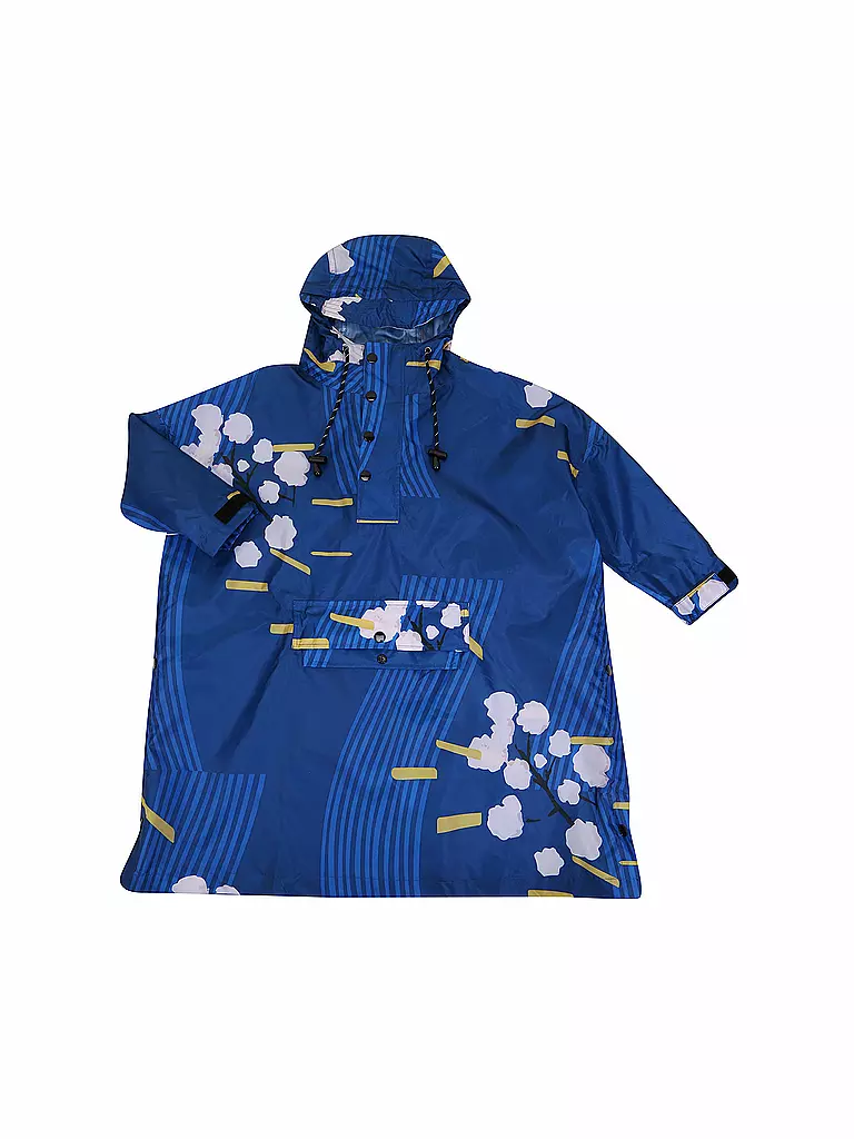 RAINKISS | Kinder Regenjacke - Regenponcho Japanese | blau