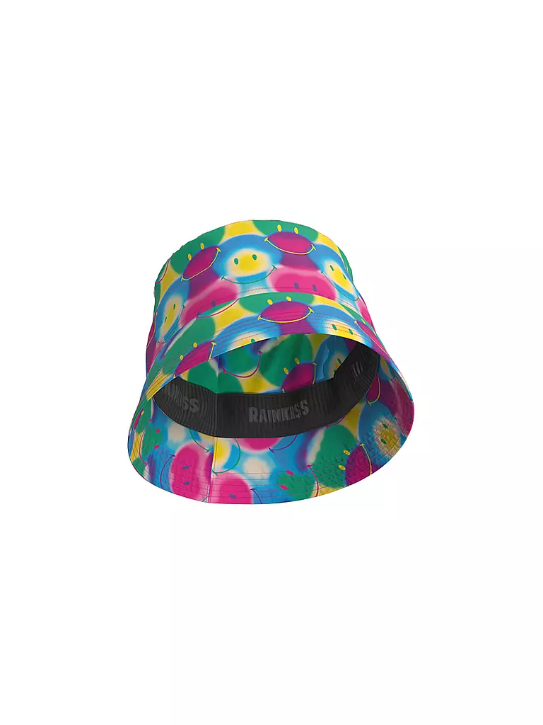 RAINKISS | Regen Fischerhut - Bucket Hat Rainbow Smile | gelb