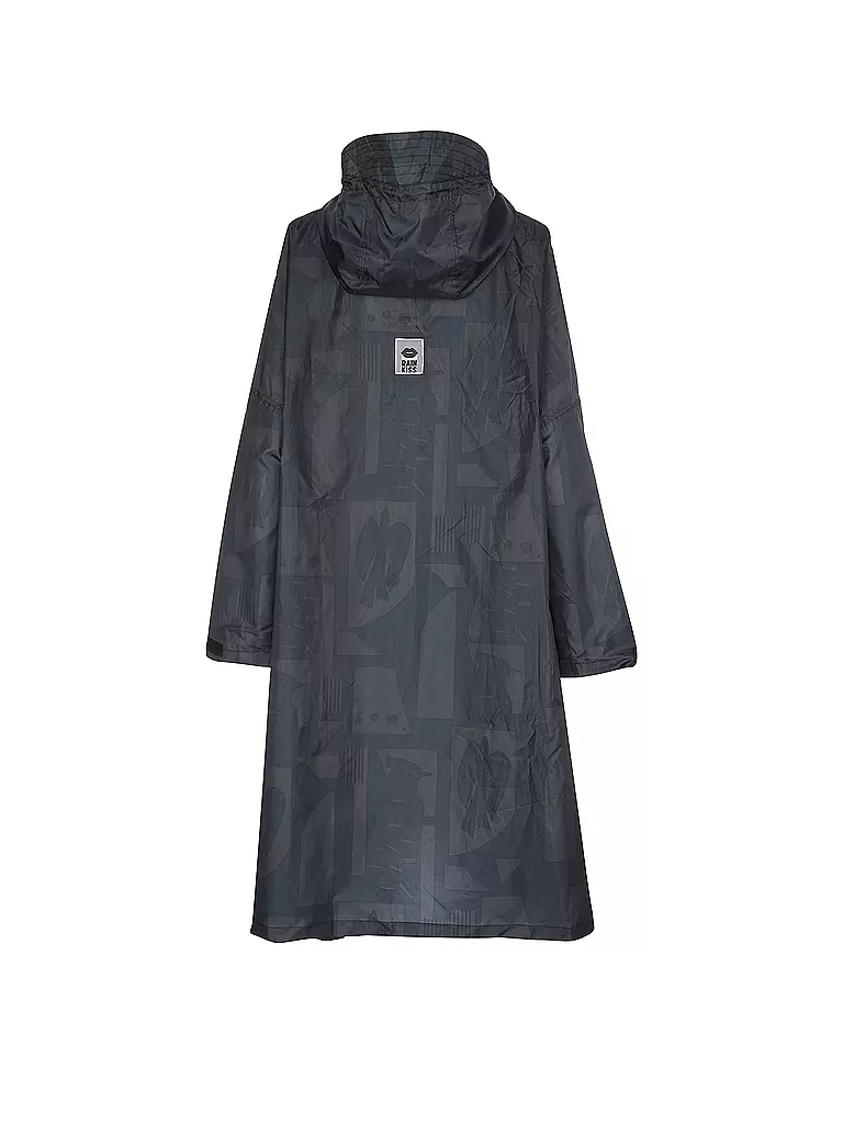 RAINKISS | Regenjacke - Regenponcho Back to Black Art | blau