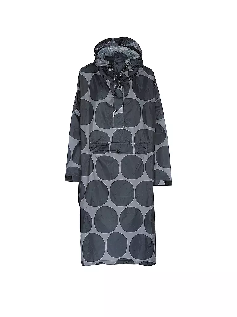 RAINKISS | Regenjacke - Regenponcho Black Polka | schwarz