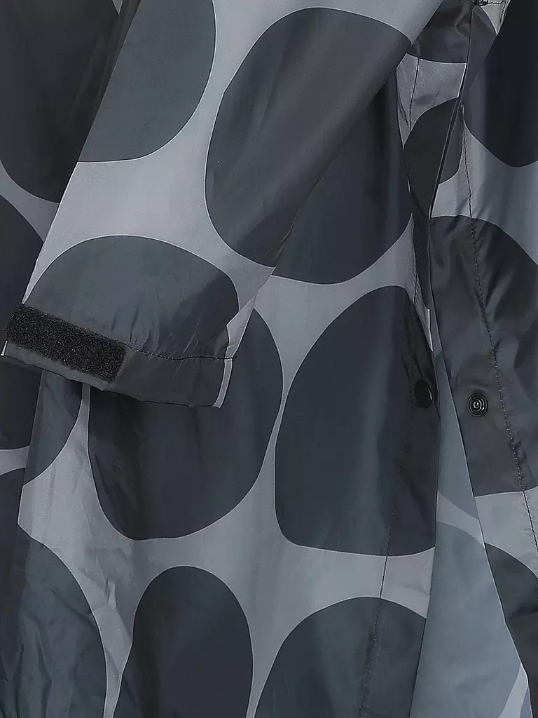 RAINKISS | Regenjacke - Regenponcho Black Polka | petrol