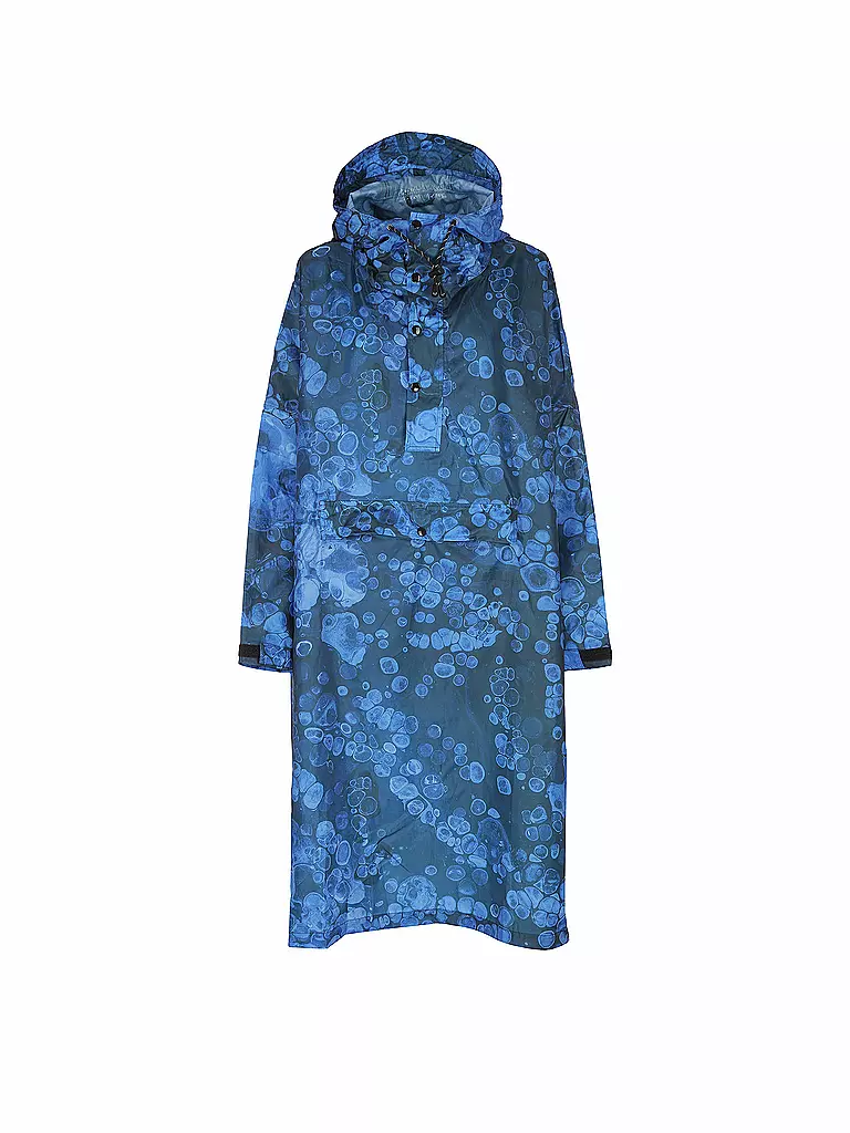 RAINKISS | Regenjacke - Regenponcho Bubble Poncho | blau