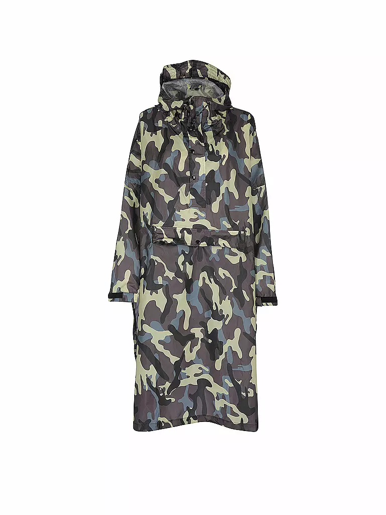 RAINKISS | Regenjacke - Regenponcho Camo | olive