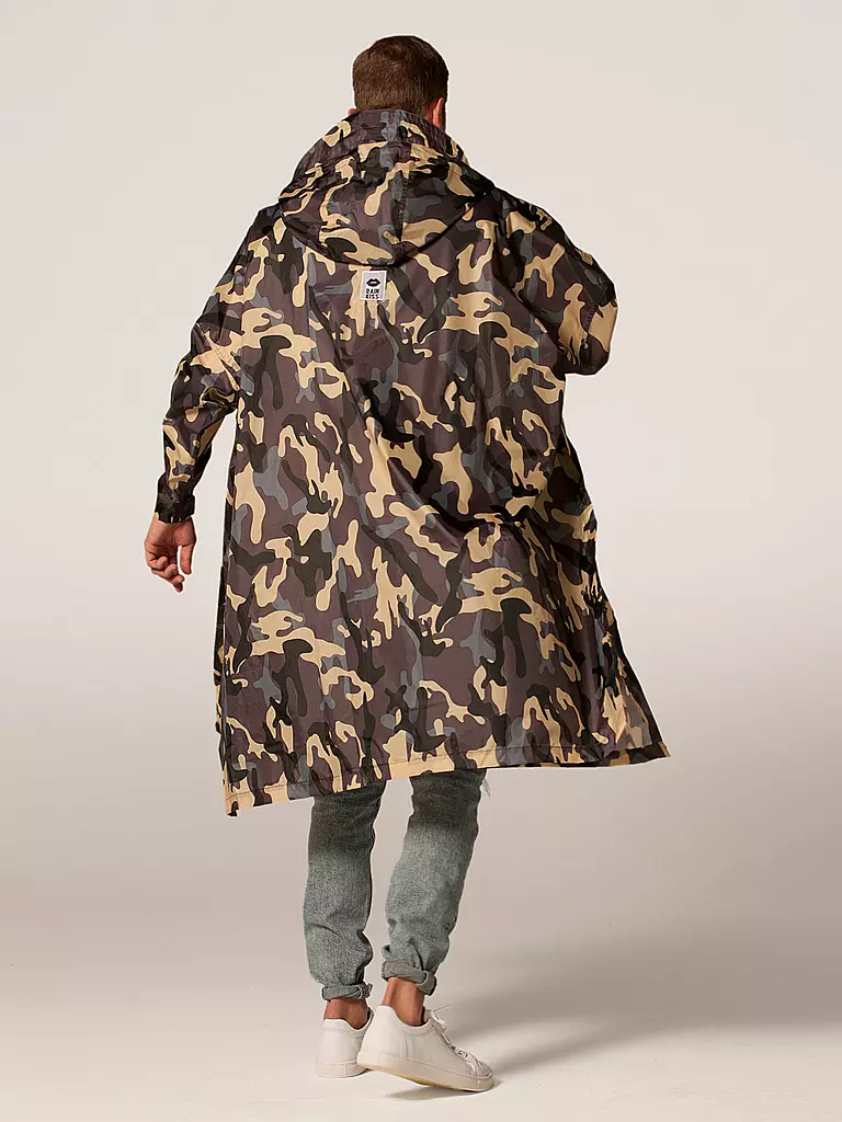 RAINKISS | Regenjacke - Regenponcho Camo | camel