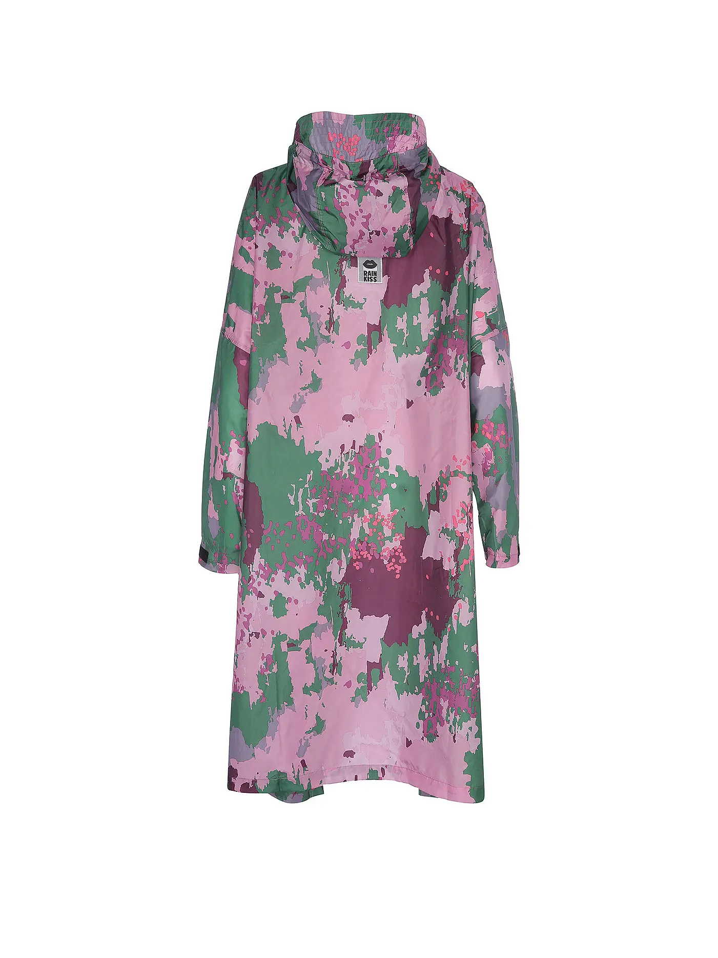 RAINKISS | Regenjacke - Regenponcho Digi Spring Camo | rosa