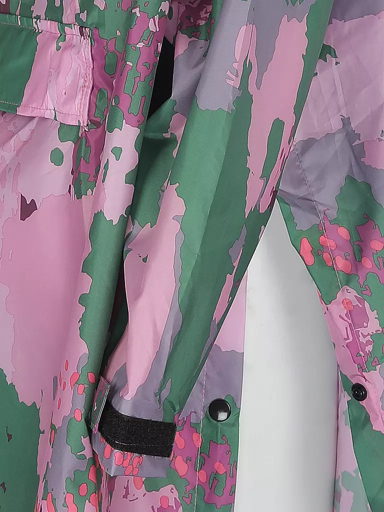 RAINKISS | Regenjacke - Regenponcho Digi Spring Camo | schwarz