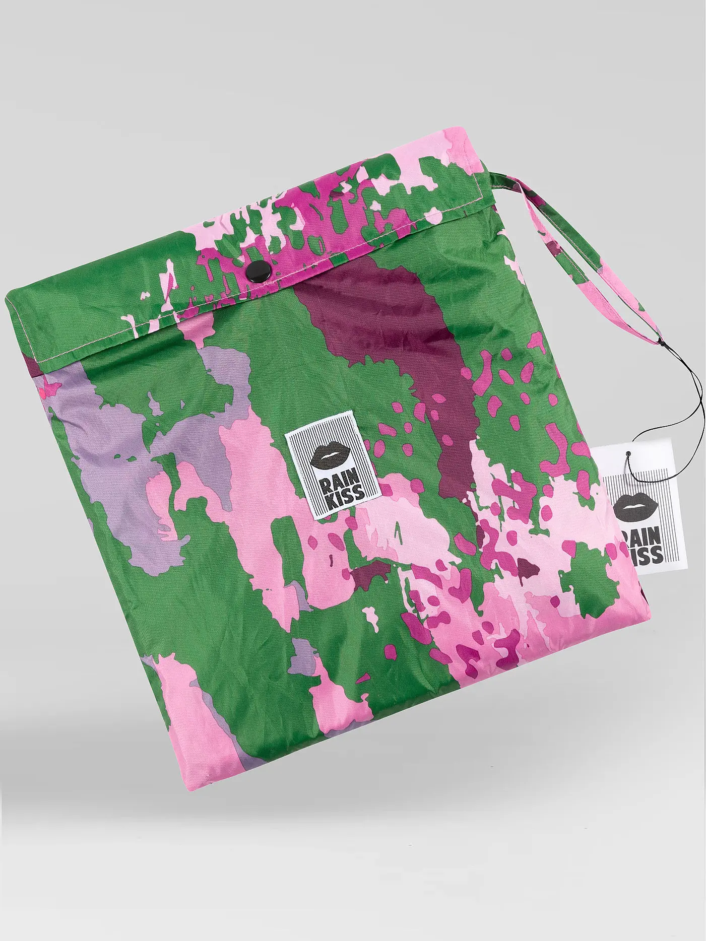 RAINKISS | Regenjacke - Regenponcho Digi Spring Camo | rosa