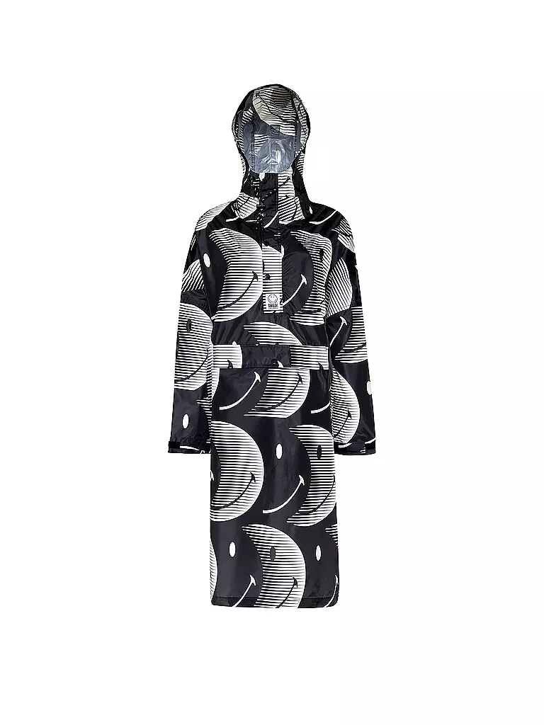 RAINKISS | Regenjacke - Regenponcho HALF MOON SMILE | schwarz