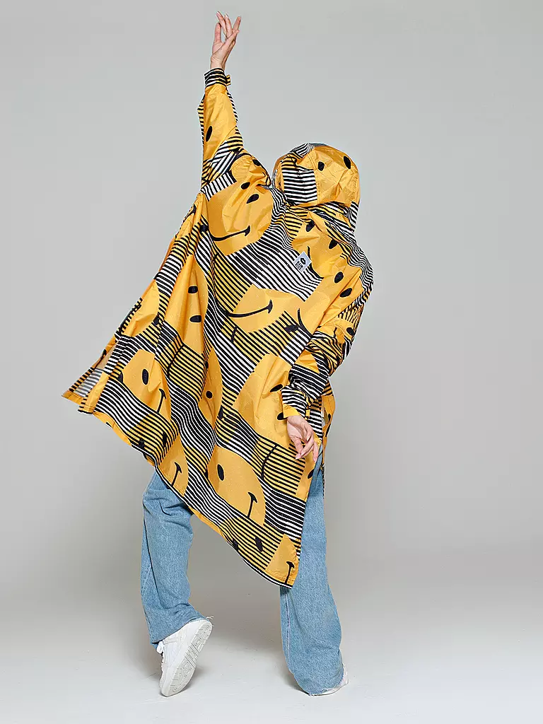 RAINKISS | Regenjacke - Regenponcho SUNSET SMILEY | camel