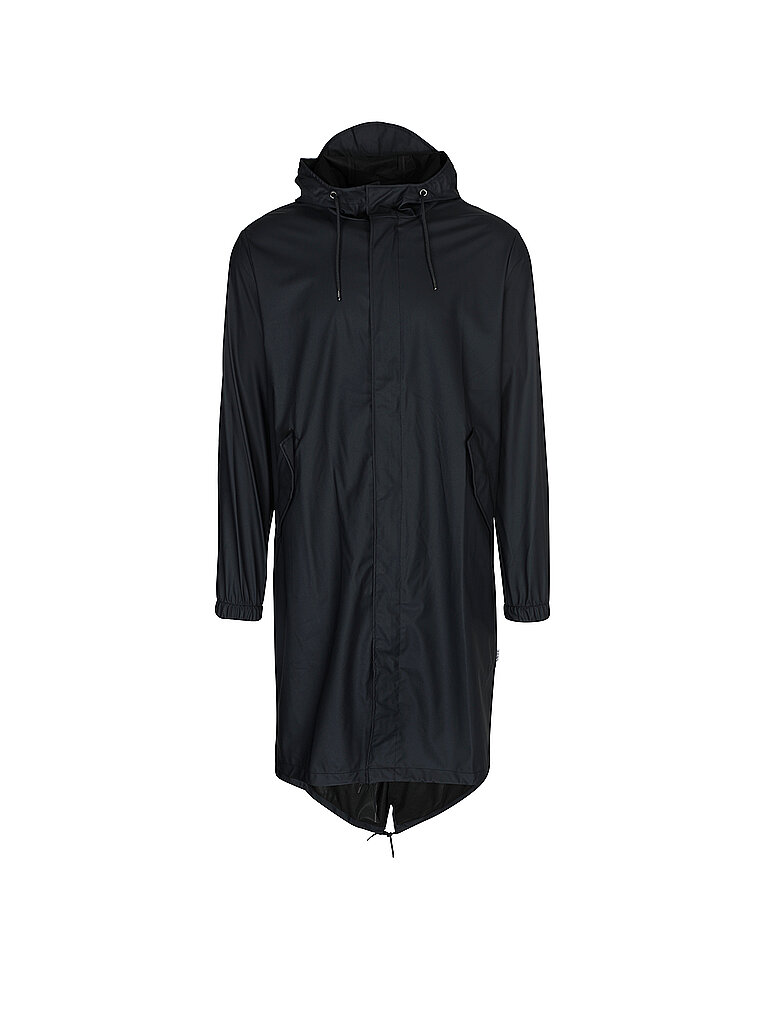 RAINS Parka - Regenjacke blau | S