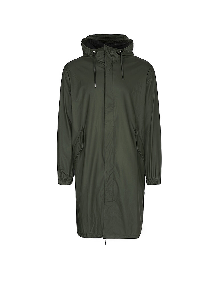 RAINS Parka - Regenjacke dunkelgrün | S
