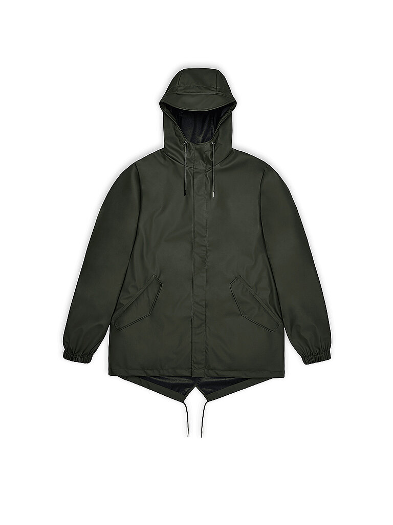 Mantel Rains Fischschwanzjacke - grun