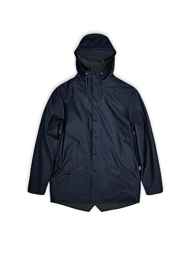 RAINS Regenjacke blau | L
